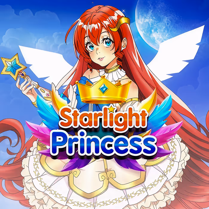 Starlight Princess anime-style slot featuring multipliers and free spins