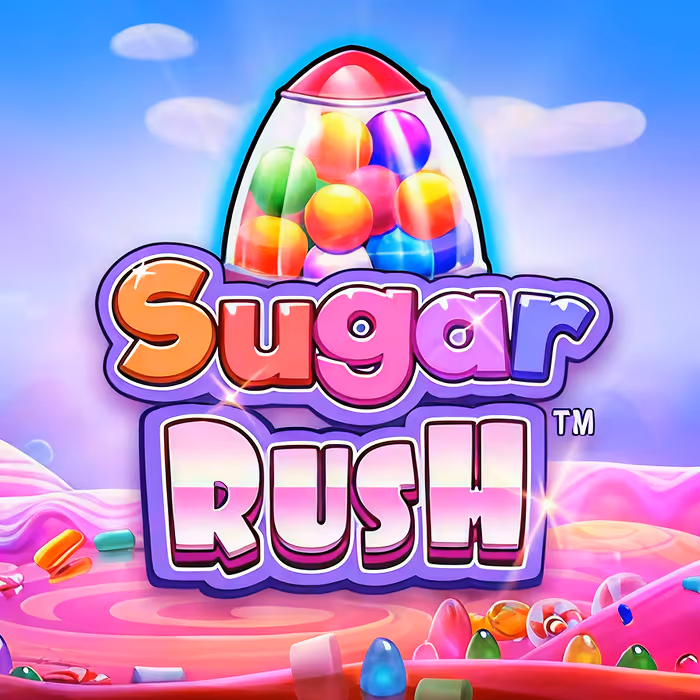 Sugar Rush colorful slot game with cluster pays and sweet rewards