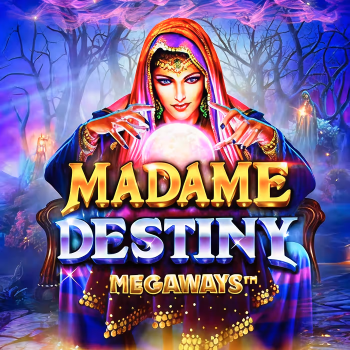 Madame Destiny fortune teller themed slot with progressive jackpots